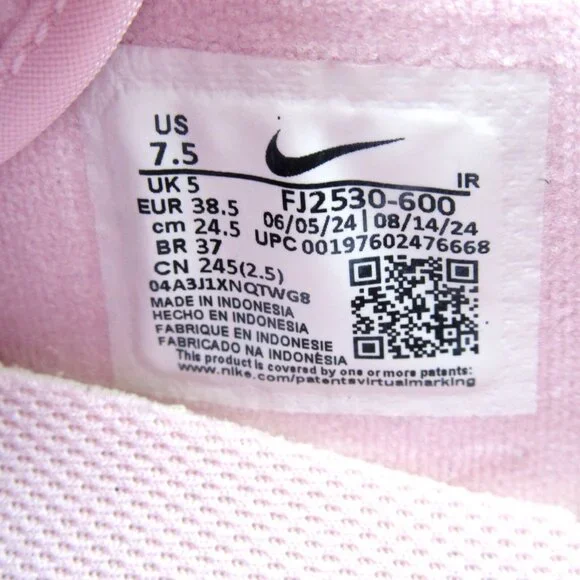 Nike Cortez VTNG Pink Gum White Foam Womens Size 7.5 Shoes NEW - Picture 10 of 13